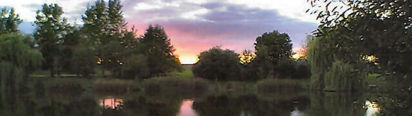 Picture of a sunset at Bluebell Lakes