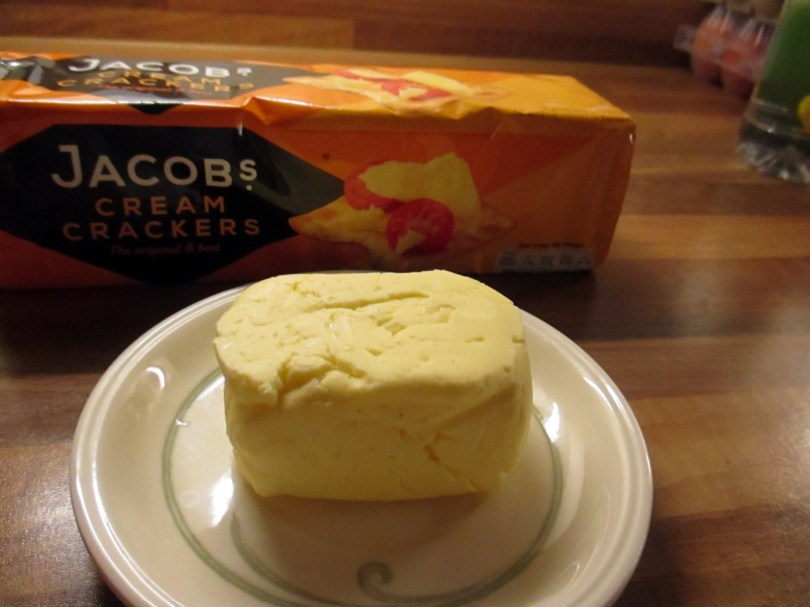 Picture of some home made butter in a dish