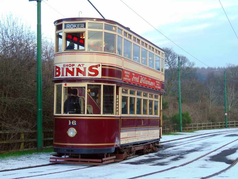 Picture of a tram at Beamish Museum